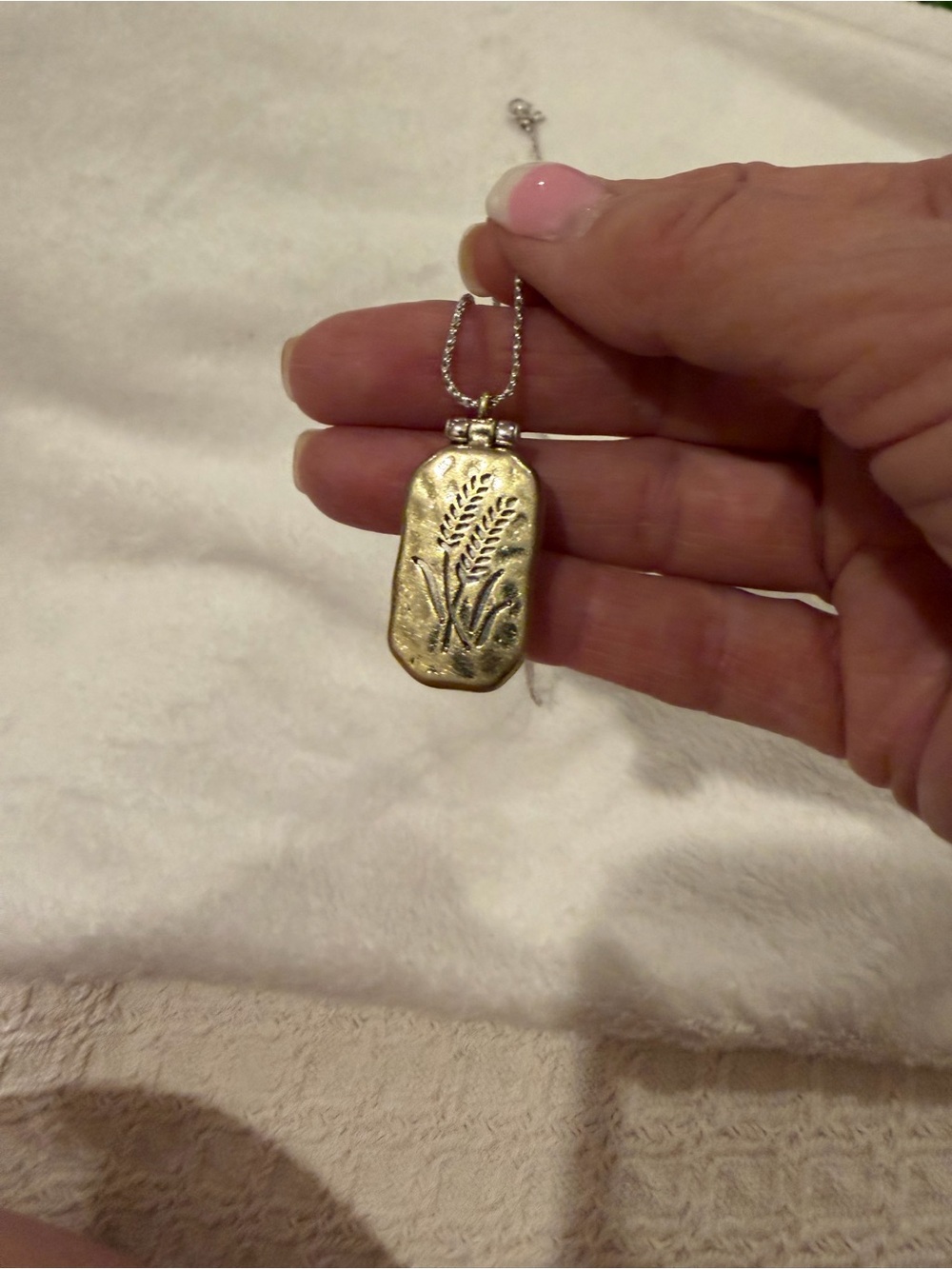 J. Jill Silver-Tone Botanical Pendant Necklace - Picture 3 of 4